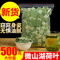 Weishan Lake lotus leaf tea pure 500g wild natural dried lotus leaves fresh lotus leaves special lotus leaf tea