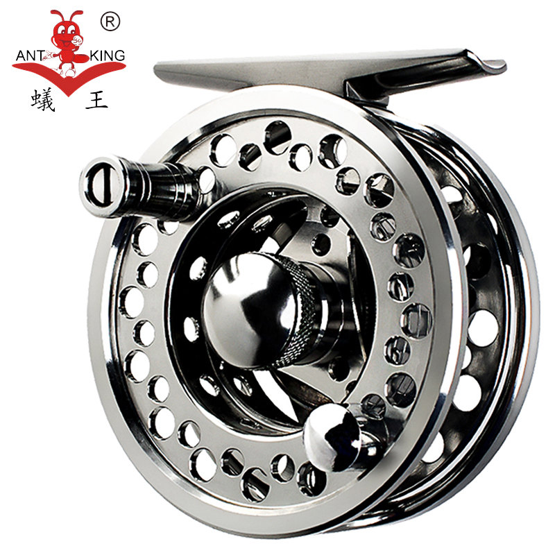 65 gr ultra light full metal ant king front beating wheel with leaky force through rod round ice fishing fly fishing before fishing wheel-Taobao