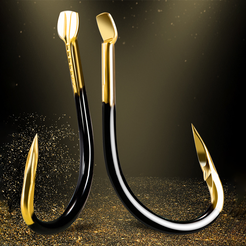 Black Wolf Black Pit Izu Fishhook New Violence Bold and Hard New Kanto No Barb Iseni Carp Grass Fish Hook