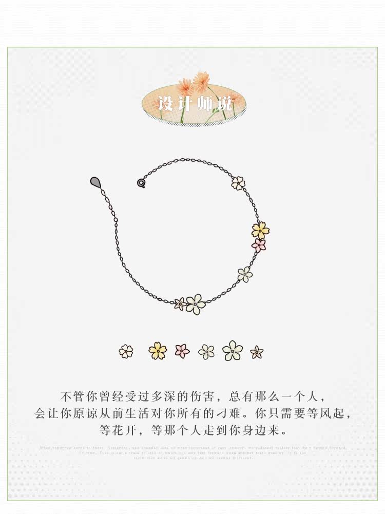 Bracelet de cheville Femme en Argenterie - Ref 3104148 Image 8