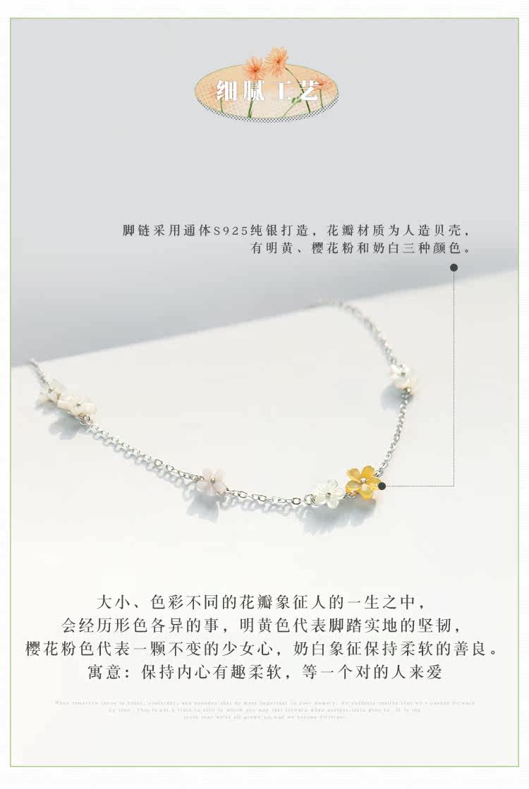 Bracelet de cheville Femme en Argenterie - Ref 3104148 Image 9