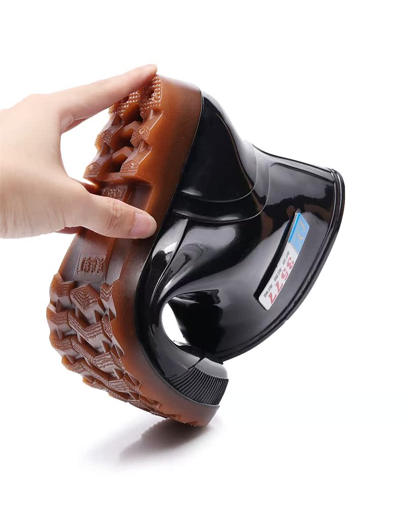 Giày nam thấp và giày đi mưa chống trượt Giày chống nước ấm Giày đi mưa ngoài trời bảo hiểm lao động không thấm nước nhà bếp làm việc giày cao su giày cao su đi mưa