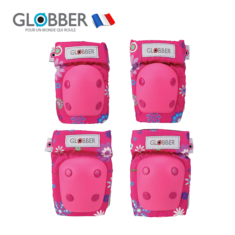 French GlobberGola treasure children's scooter protective gear set four-piece elbow pads * 2 knee pads * 2