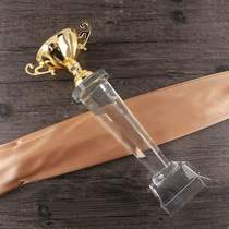 Crystal trophy custom lettering spot glass trophy medal gold cup trophy production business award ceremony