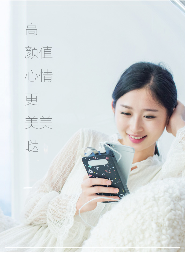 Sạc kho báu dung lượng lớn 20000 mAh mini điện thoại di động siêu dễ thương siêu mỏng di động nhỏ graphene - Ngân hàng điện thoại di động pin sạc dự phòng anker