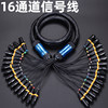 Akihabara Multi-Channel Xlr Audio Signal Cable 12-Way Stage Lighting Audio Multi-Core Xlr Cable