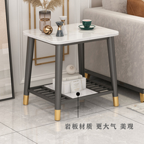 Nordic Marble Sides A Few Nets Red Small Tea Table Flowers Several Bedside Table Balcony Corner A Few Small Tables Modern Minimalist Side Cabinet