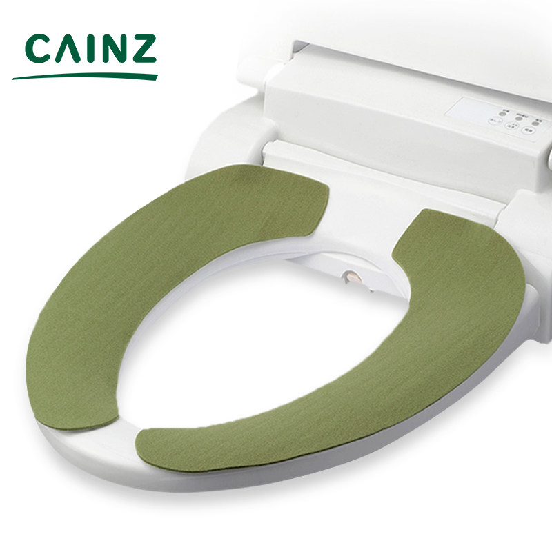 Japan CAINZ flush toilet cushion sticker universal traceless four seasons household toilet travel toilet washer