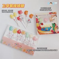 SOSO Global] Feixiangjia F SHARE Childrens Tooth Friends Lollipop Set Love Gifts Limited Gift Box 2