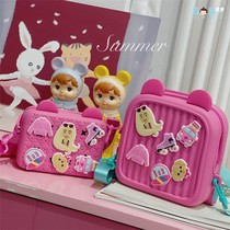 SOSO Global] American Barbie Barbie Light Trendy Childrens Baby Backpack Small Satchel Bag Trendy Cartoon Satchel Bag