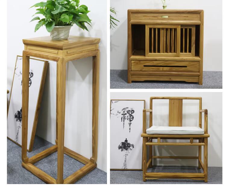 Mới Trung Quốc bàn trà gỗ rắn kết hợp bàn beech bàn trà đơn giản Bàn trà Kung Fu bàn hội nghị bàn ghế không sơn - Bộ đồ nội thất bàn ghế thông minh