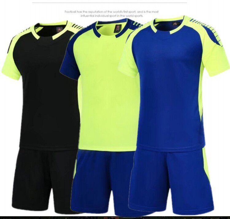 Children's football clothes suit training suit short sleeve student football suit team uniforms custom-made kid football clothes