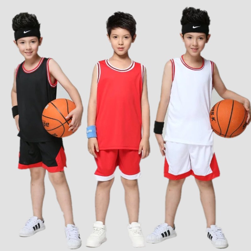 Children's basketball clothing kindergarten performance basketball clothing suit small and medium-sized boy boy baby basketball clothing custom training clothing