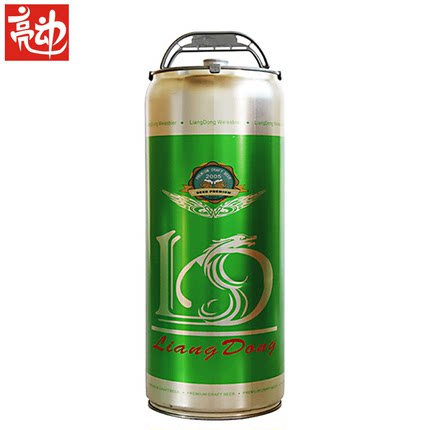 青岛亮动原浆啤酒10L\/20斤大桶装精酿高浓度
