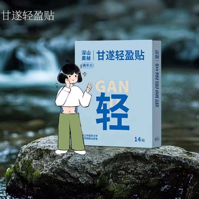 真不二甘遂轻盈贴艾灸贴去湿气排毒排体内湿寒艾草肚脐贴三伏贴