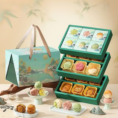 【月饼礼盒】三层18饼中秋送礼