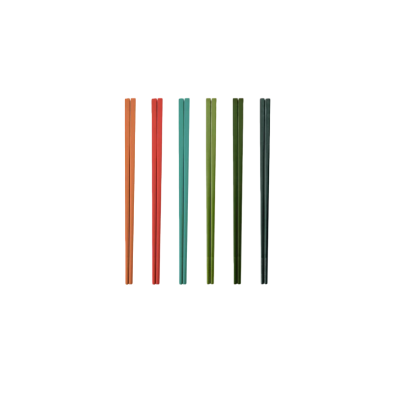 【欧梵森】6色高档合金筷子*6双