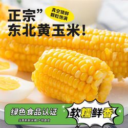 绿色食品！东北黄金糯玉米260g*3棒