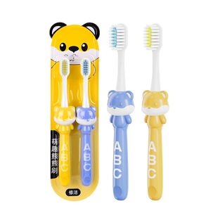 修洁卡通儿童软毛牙刷4支装