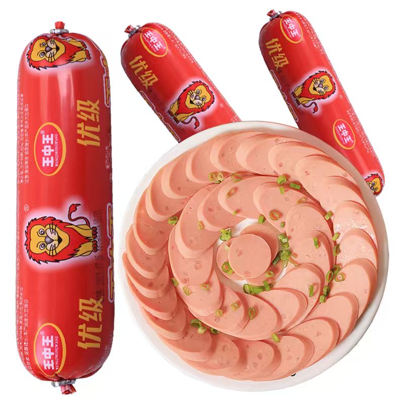 王中王优级火腿肠大根厨房配餐大香肠涮锅猪肉肠煎炒烧烤肠配菜肠