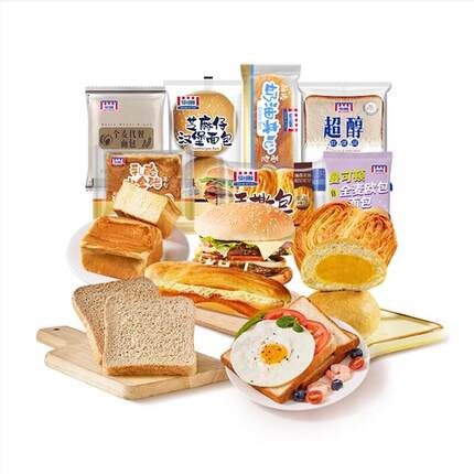 曼可顿早餐组合任选宾堡多菲角夹心面包零食【领券下单拍8件】