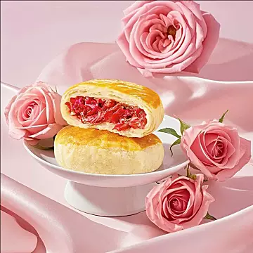 嘉华经典玫瑰鲜花饼10枚