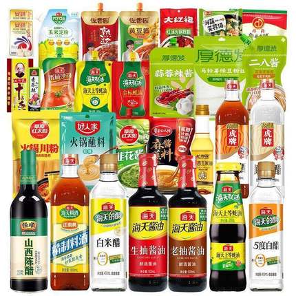 厨房调料组合海天生抽老抽酱油蚝