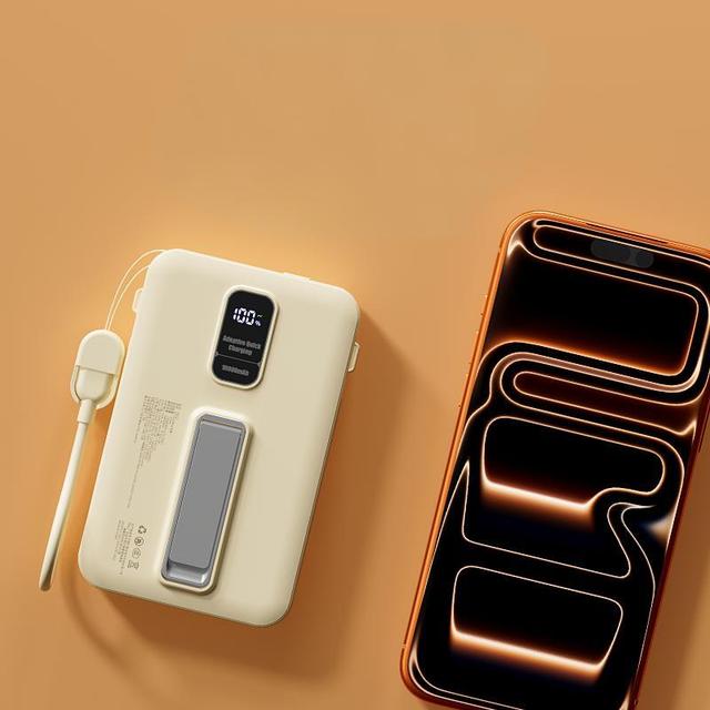 帆势数码旗舰店:144元! 【3C认证】帆势磁吸甲板自带线充电宝10000 快充超薄迷你超大容量便携移动电源适用于华为小米苹果可上飞机-1