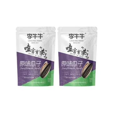 李牛牛瓜子内蒙古原味葵花籽308g×2袋