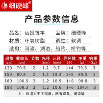 Fine Hard Peak Far-pitched Shore Raft Suit Complete valve Rod Soft Tail Small Raft Rod Far Throw Raft Fishing Rod far