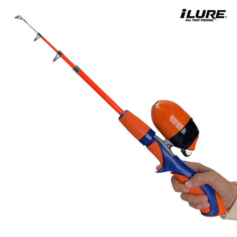 Love Luya children fishing rod suit full set of children beginners special real mini hand rod fishing small lobster rod short