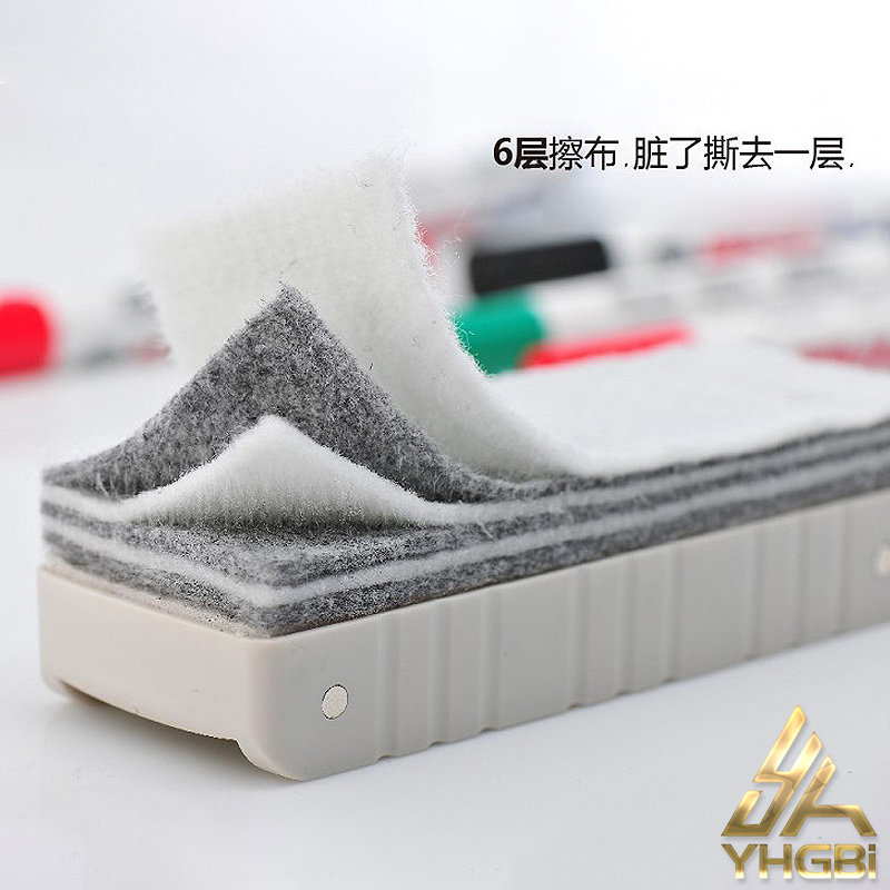 One Jet Platinum White Board Eraser ER-700 Multilayer Ripping Multipurpose Magnet Pen Slot Whiteboard Wipe