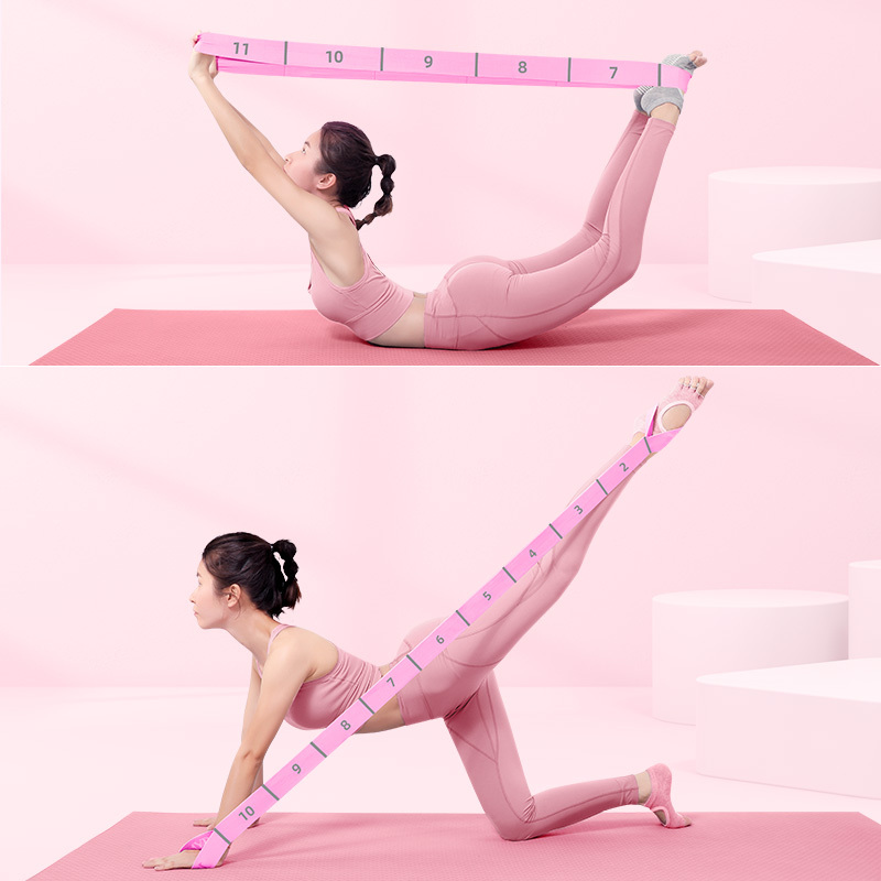 Yoga elastic band female open shoulder back stretch with fitness resistance belt movement tension belt rehabilitation training pull fascia rope-Taobao