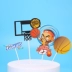 Chủ đề bóng rổ slam dunk master sinh nhật trang trí bánh trang trí cảnh plug-in plug-in baking đỏ cá tính sáng tạo - Trang trí nội thất