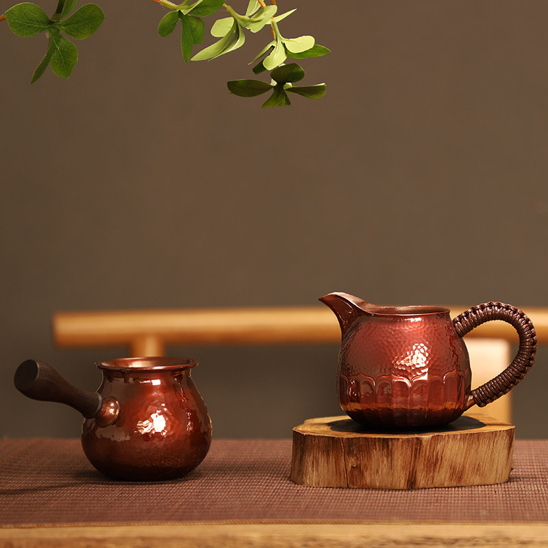 North Viengtang Japan Pure Pure Bronze Copper Coal Cup Tea Coffee Cooking Tea Coffee Boiled Tea Can Kunfu Tea Bubble Filter