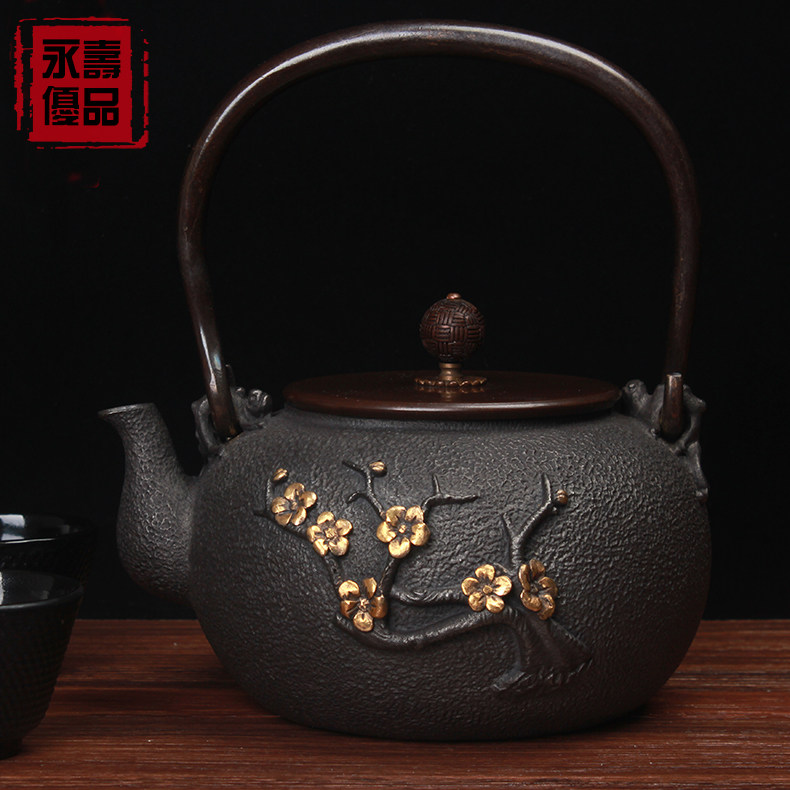 Yonglife Good imported non-coated pure hand iron kettle boiled iron kettle in Japan