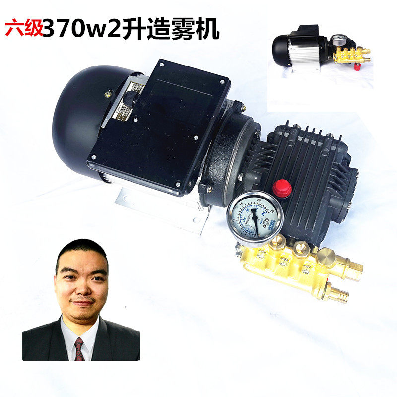 370w380V high pressure plus wet fog maker 10 inner spray machine downdust 220V flower room atomization self-suction artificial mist