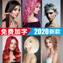New barber shop decoration hanging painting beauty salon poster personalized fashion hairstyle photo salon wall stickers