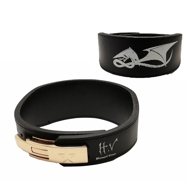 H V Corner Vibe Hard Pull Belt Force Lifting No-Card Ribs Pure Bull Leather Lever Bodybuilding Bodybuilding Fitness Training Waist