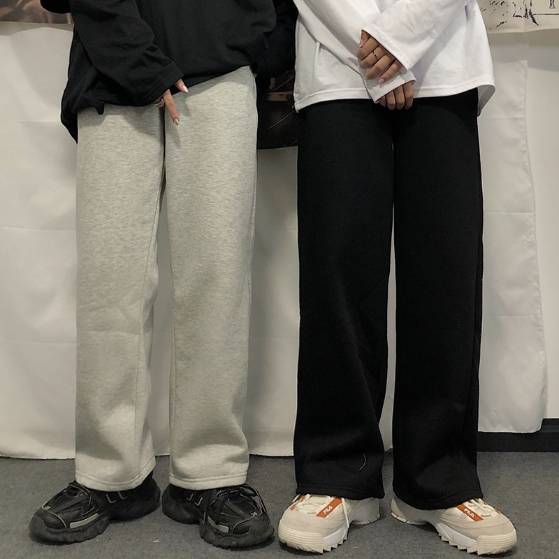 Fall 100 Hitch High Street Pants Male Korean Version Trend Straight Barrel Loose Port Wind Ins Wide Leg Tug Pants Casual Long Pants