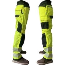 Shipping European professional workwear brand portwest mens outdoor multi-pocket overalls with reflective stripes