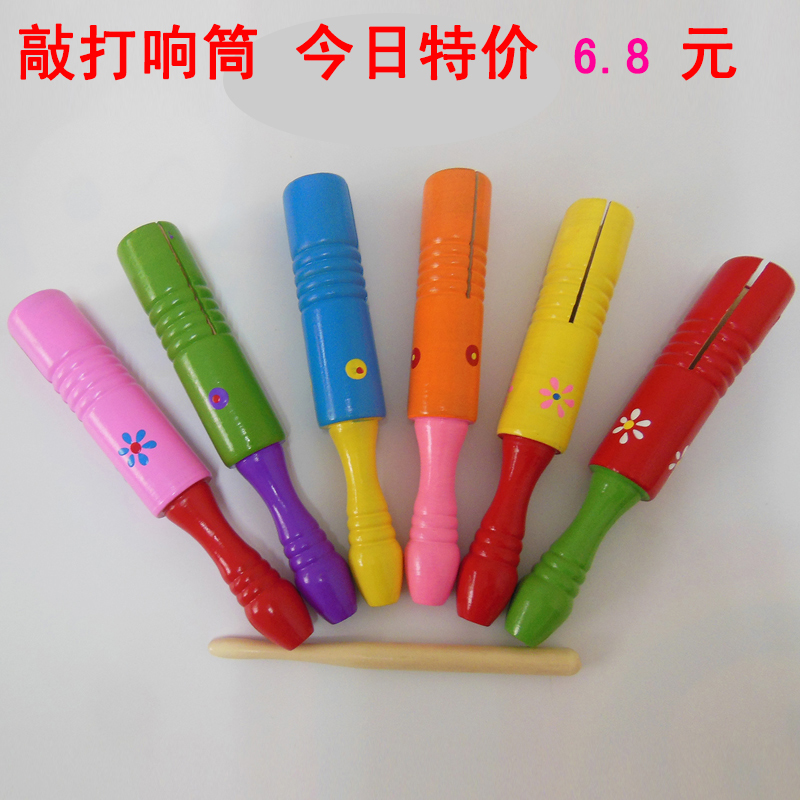 Early Education Orff Percussion Instrument Color Monoton Monophonic Music Toys Children 0-1-2-3 years old