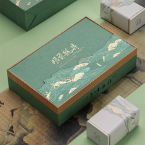 Minex Longjing Green Tea Packaging Box Empty Gift Box High-end Dragon Well Tea Half Catty Tea Gift Box