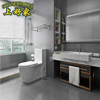 Grey antique brick 300x600 Matt kitchen dressing room wall tile living room tile 800X800 pure black and white floor tiles