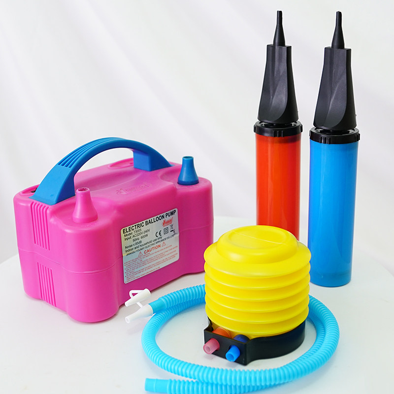 Balloon Manual Portable Pushchair Electric Cheering Machine Double Hole Air Cheer Air Blow Ball Inflator Balloon Inflatable