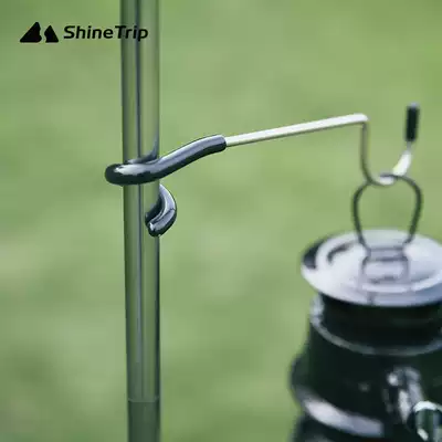Outdoor camping stainless steel steam lamp camp lamp adhesive hook camping Sky pole hanging buckle camp lamp pole lamp stand hook