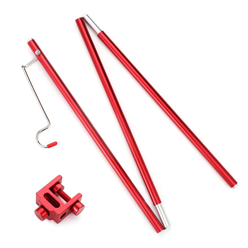 Outdoor camping light stand light pole camping light portable folding camp small light pole self-driving tour camp lighting bracket