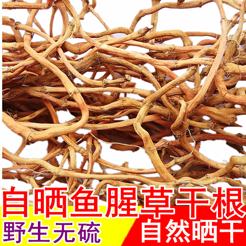 Farm fresh self-drying wild fish dried fishy grass tea Natural Houttuynia dried root folded ear root herbal tea 2 pounds