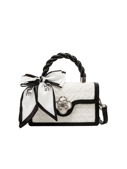 包包女2025新款高级感轻奢小方包小众设计真皮手提包女单肩斜挎包