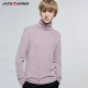 JackJones Jack Jones mùa thu và mùa đông áo len cao cổ nhiều màu thời trang nam xu hướng áo len dệt kim ấm áp của Hàn Quốc - Áo len